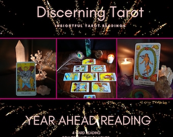 12 Month Tarot Reading, Year Ahead Forecast