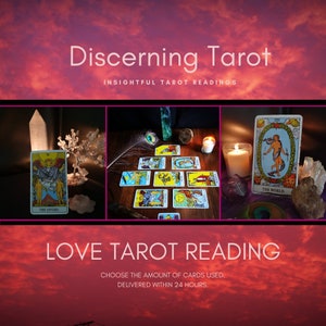 Love Tarot Reading, Same Day PDF Delivered to Your Email.