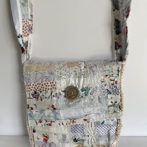 Porte-monnaie gitan blanc | Petit sac à bandoulière bohème | Sac bohème matelassé | Sac à bandoulière blanc | Sac à main gitane | Cartable bohème blanc | Sac à bandoulière