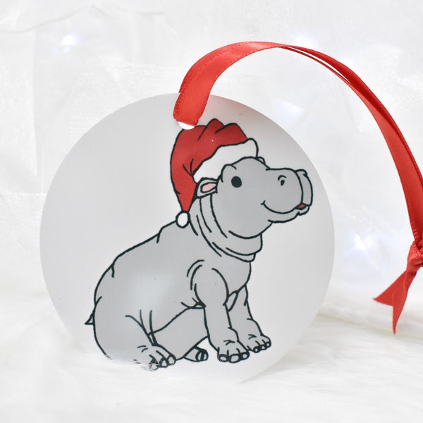 Hippo Ornament Etsy