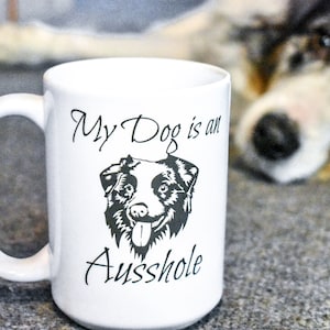australian shepherd mug
