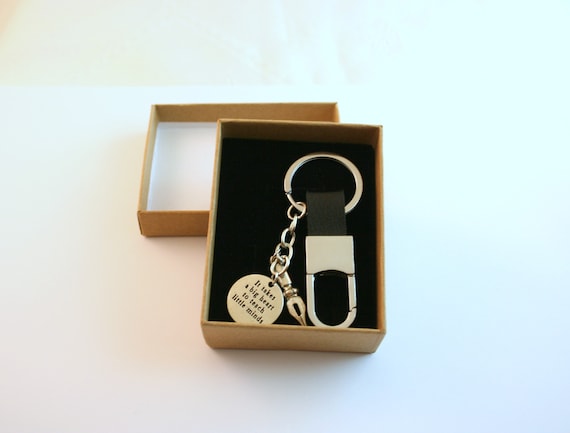 Keychain - Rectangle - It takes a big heart to shape little minds - Leather Keychain - Rectangle - It takes a big heart to shape little minds - Leather