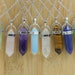 Crystal Necklace, Crystal Point Necklace, Crystal Choker, Crystal Pendant Necklace, Crystal Pendulum, Opalite necklace, Crystal Pendant 