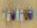 Crystal Necklace, Crystal Point Necklace, Crystal Choker, Crystal Pendant Necklace, Crystal Pendulum, Opalite necklace, Crystal Pendant 