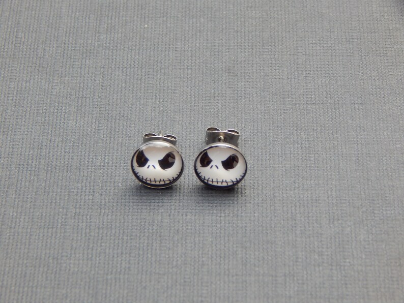 Jack Skellington Earrings Skeleton Earrings Jack Skellington Etsy