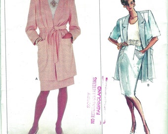 Nina Ricci Vintage Sewing Pattern - Paris Original Vogue 2274 Complete Uncut Perfect Condition 1987 [PWAP-0353]