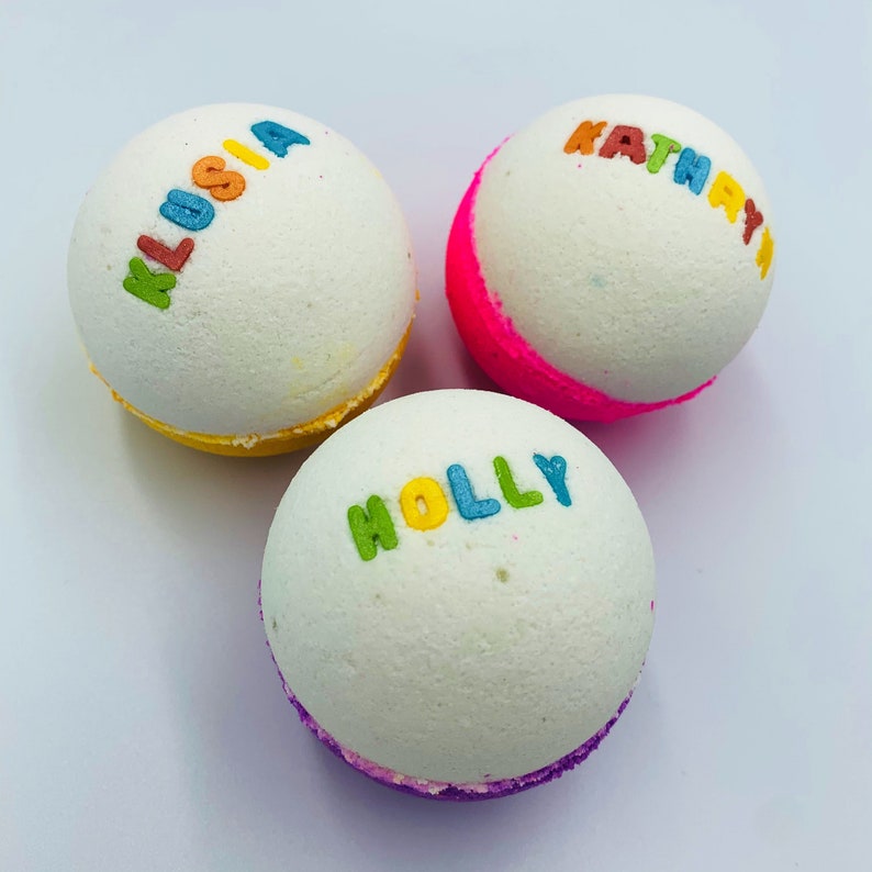 Name Personalised Bath Bomb, Fun Gift, Special Gift, Custom Made, Special Occasion, For someone special image 7