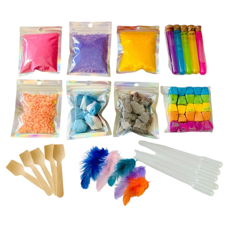 Magical Bath Potion Party Play Kit- Colour Changing Potion- Kids Birthday Party