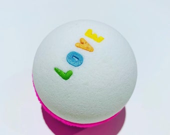 Name Personalised Bath Bomb, Fun Gift, Special Gift, Custom Made, Special Occasion, For someone special
