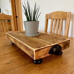 Wooden serving platter, cheese board, handcrafted cheese board, chunky wooden table decoration, table centre piece, farmhouse platter