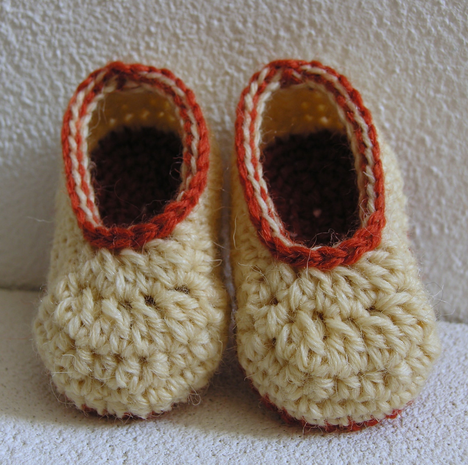 baby ballet flat in sheep wool