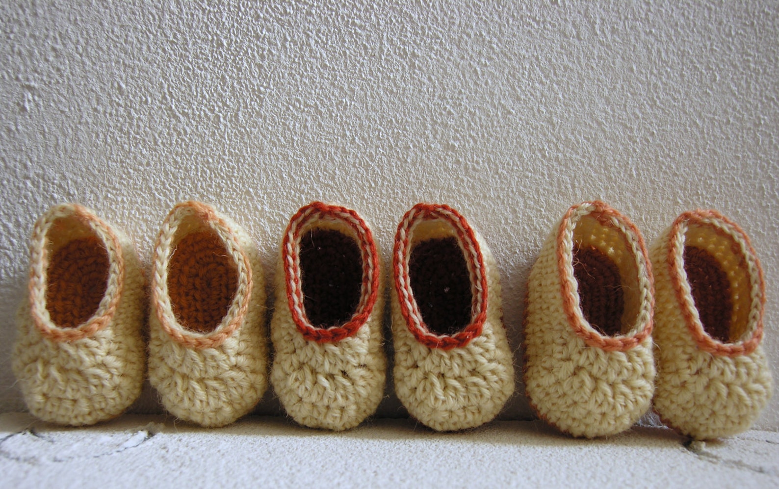 baby ballet flat in sheep wool