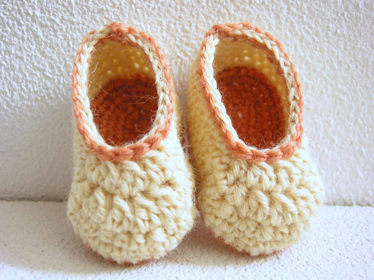 baby ballet flat in sheep wool