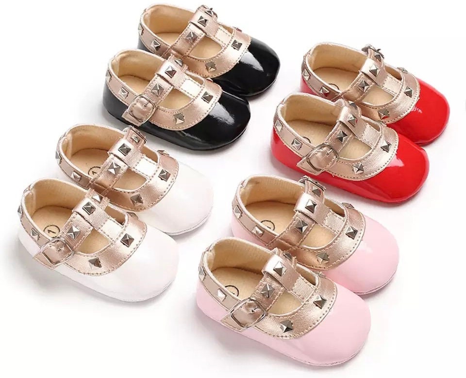 hø afskaffe repertoire Adorable Baby Girl Shoes Crib Shoes Designer Studied Shoe - Etsy