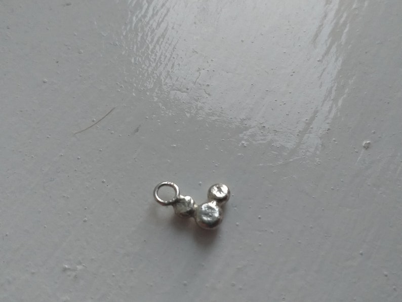 Mamma och dotter Musse Pigg silverhängeset bild 6