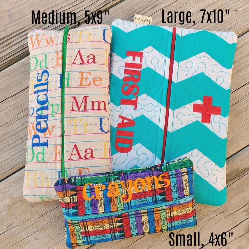 Large Personalized First Aid Pouchepipen bag medical alert pouch food allergy emergency medication thermal insulated camping school