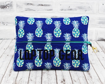 Personalized Pineapple Zippered Case