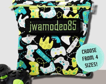 Reusable Sandwich Bag Gamer Snack Bag Food Safe Video Game