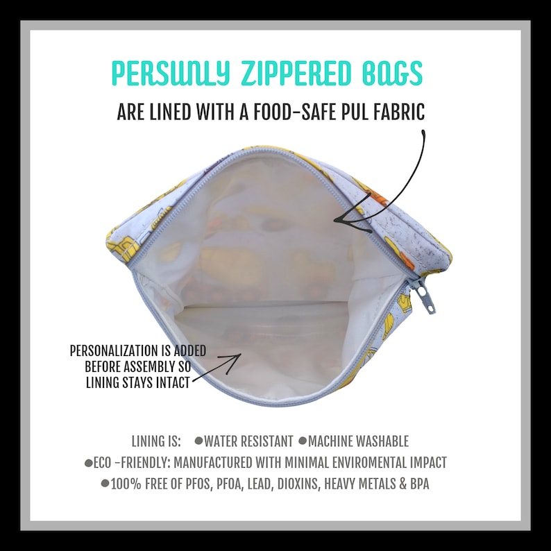 PERSUNLYZIPPERED Sandwich Bag - Thumbnail 5
