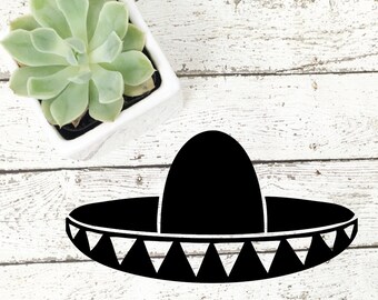 Sombrero, Sombrero png, Sombrero dxf, Sombrero svg, Sombrero cut file, Sombrero die cut, Sombrero png, Sombrero silhouette, cinco de mayo