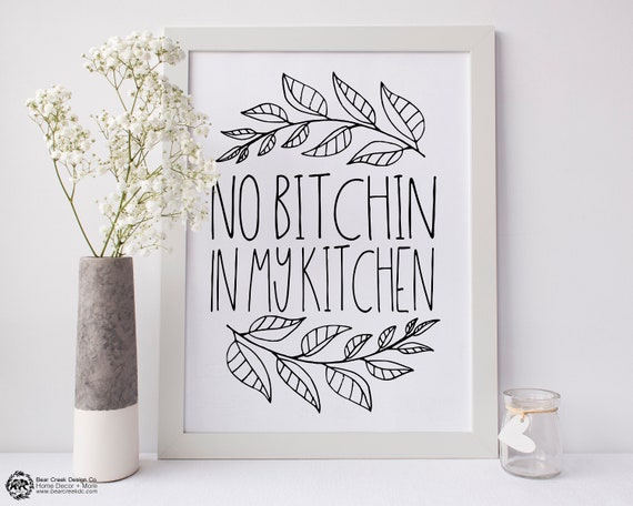 Its My Kitchen Ill fry if I want - Funny Kitchen Signs Decor