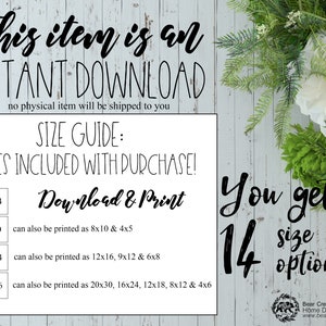 Bless Our Nest Printable / Our Nest Sign / Bless Sign / Farmhouse ...