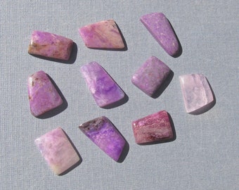 Lot of 10 Purple Sugilite Cabochons-14 Cts. Total