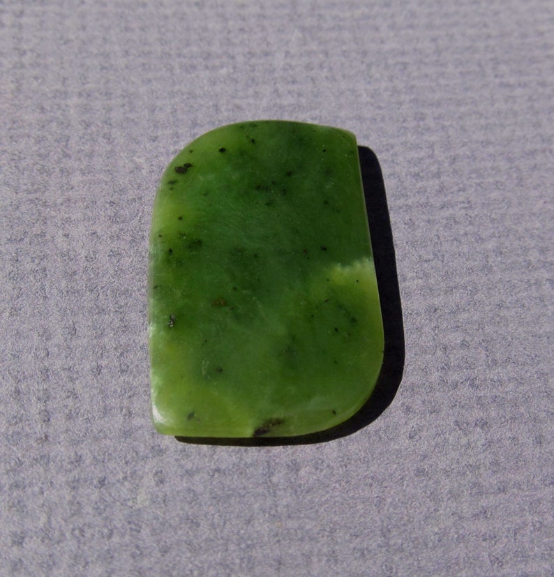 Luminous Nephrite Jade Cabochon-20.5 Cts 30mm L X 18mm W
