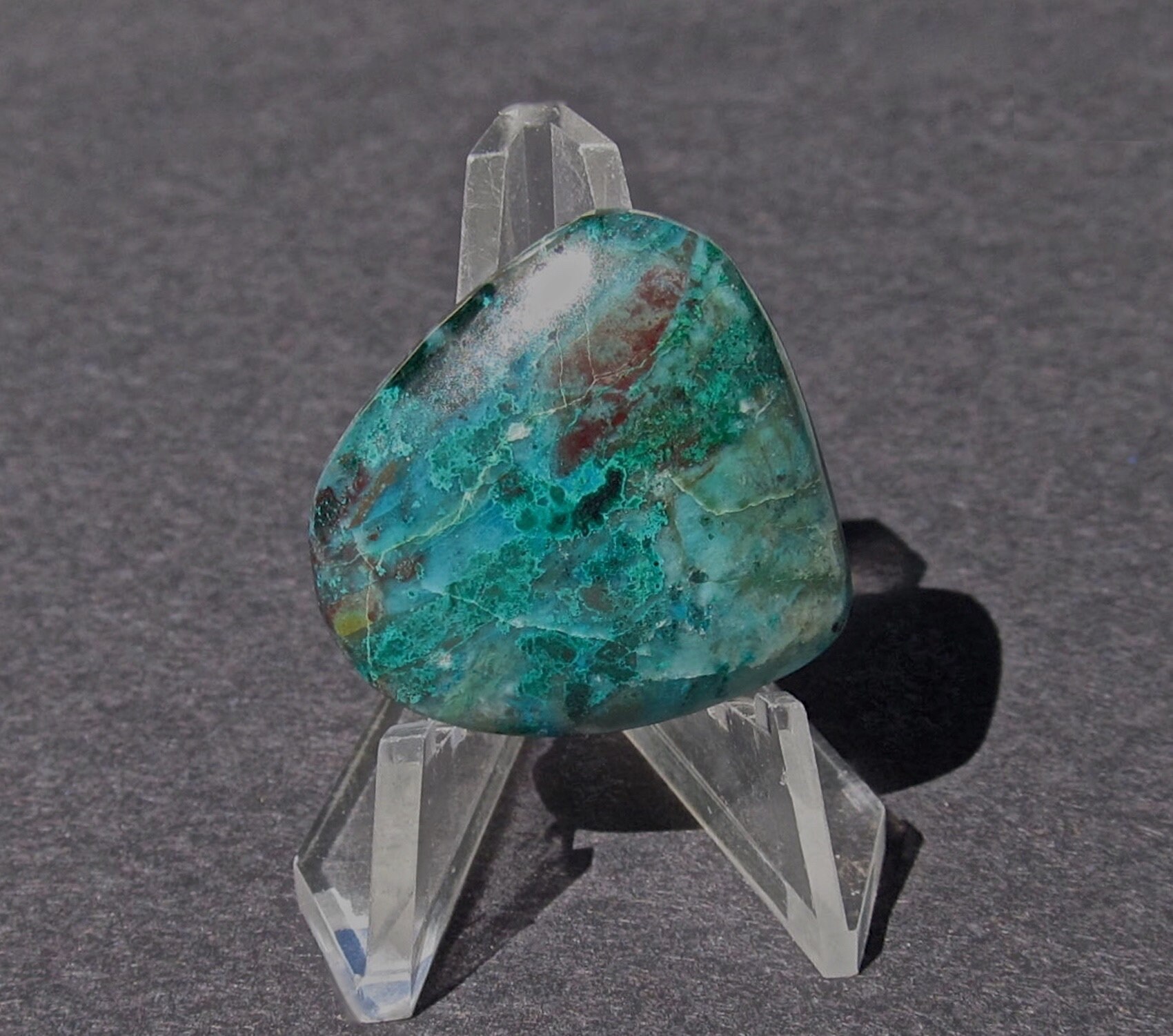 Morenci Chrysocolla Malachite and Cuprite Cabochon39.5 Cts. Etsy