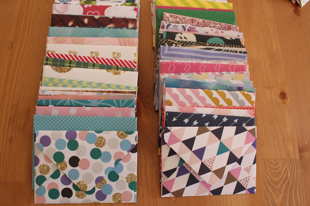 Assorted Mini Envelopes Blank Cards Happy Mail Advice - Etsy