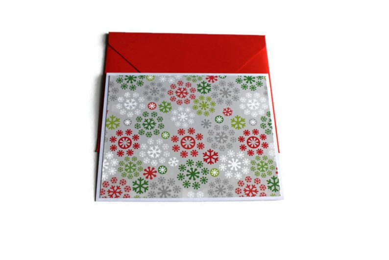 christmas notecard set blank note cards handmade envelopes christmas notecard