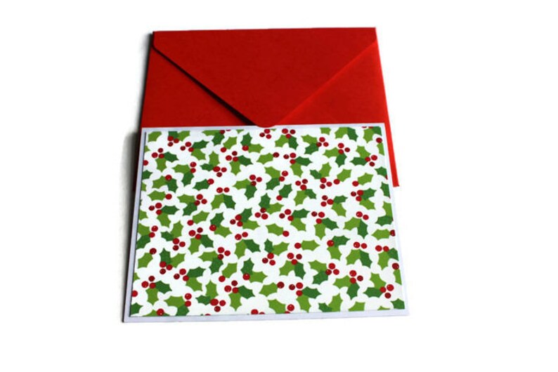 christmas notecard set blank note cards handmade envelopes christmas notecard