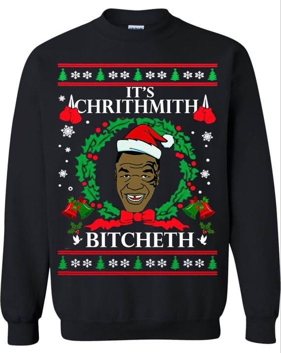 merry christmas mike tyson sweater