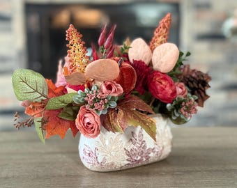 Autumn Floral Arrangement. rectangular