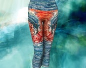 BIG WAVE YOGA capris leggings, yoga leggings, capris, yoga capris, crop top, yoga top, yoga gear, athleisure wears