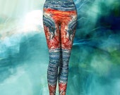 BIG WAVE YOGA leggings, yoga leggings, capris, yoga capris, crop top, yoga top, yoga gear, athleisure wears