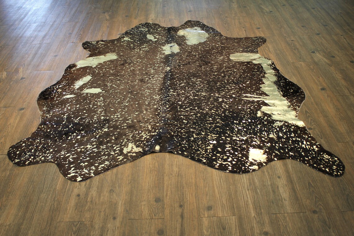 Large Cowhide Rug 100 Premium Hairon Hide with Natural Etsy