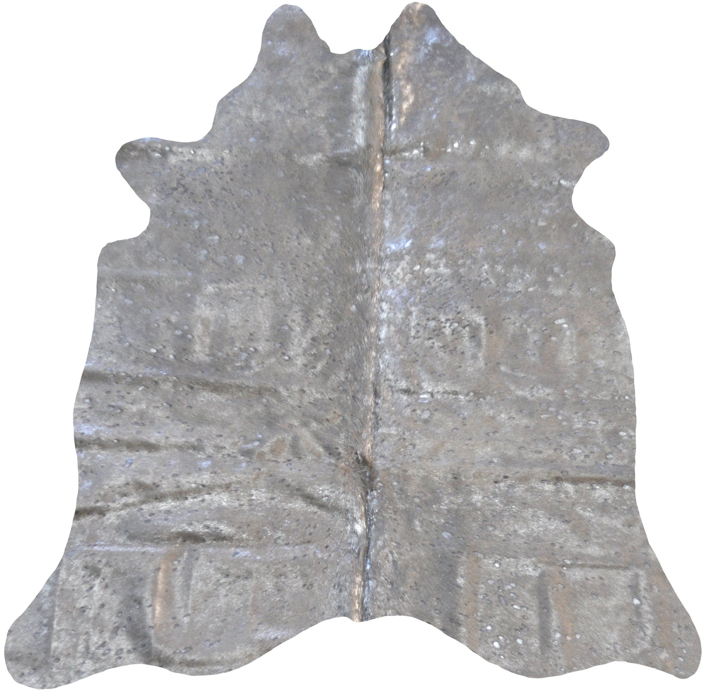 Large Cowhide Rug Gray With Touch of White Made With 100 Etsy