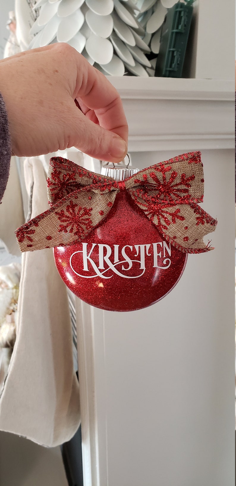 Personalized Holiday Ornaments | Etsy