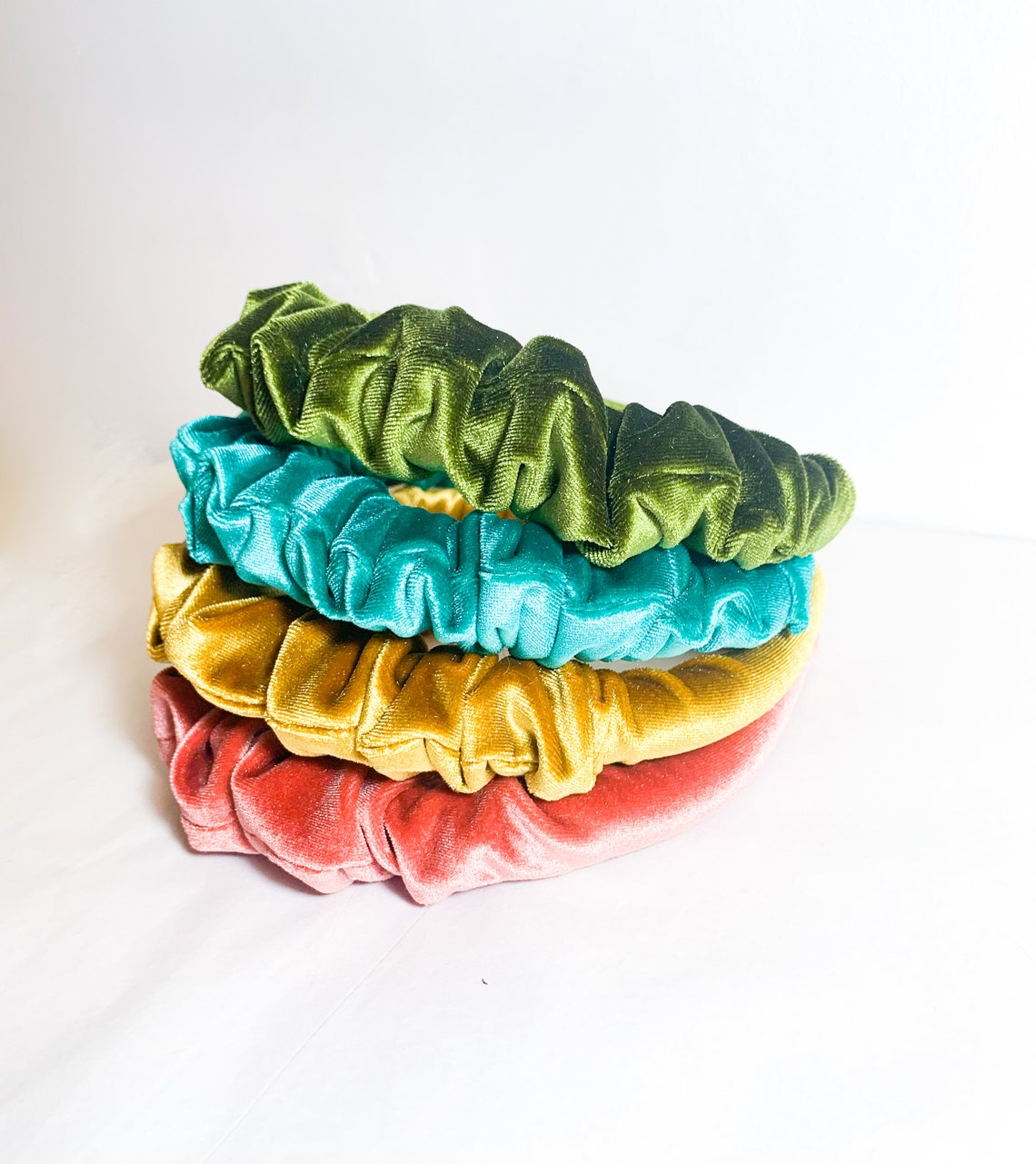 Ruffle Headband Headband Padded Ruched Gathered Scrunched | Etsy