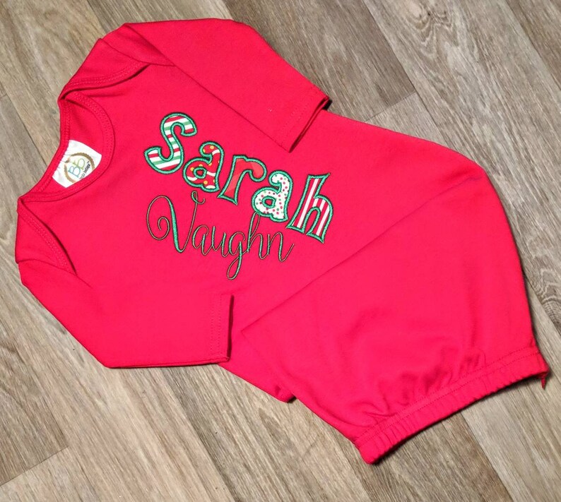infant christmas gown