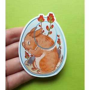 Bollo de bollo de Pascua, lindo, decorativo, felicidad, scrapbooking, estacionario, pascua, animales, mascotas, terrario, plantas