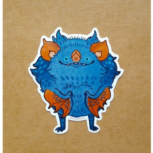 Theodore the Bat Goblin, słodki, dekoracyjny, szczęście, scrapbooking, papier listowy, nietoperz, zwierzęta, zwierzęta domowe, muzyka
