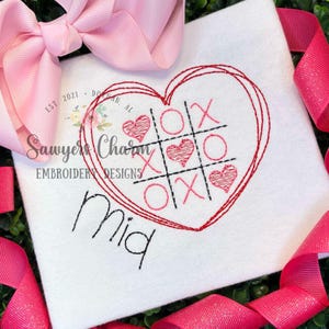 Valentijnsdag hart frame boter, kaas, bean stitch machine borduurwerk ontwerpbestand, snelle steek, liefdesdag, spel, schets, XOXO, be mine