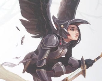 Crow Knight Print