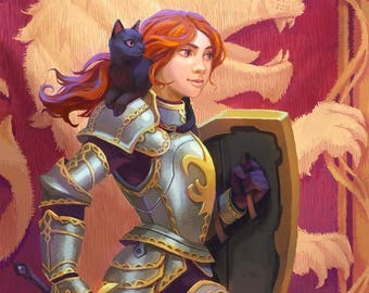 Lionness Rampant - Alanna Print