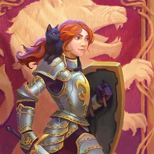 Lionness Rampant - Alanna Print