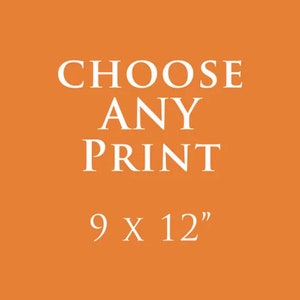 Choose ANY Print - 9x12"