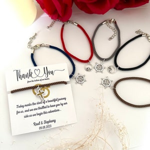 Hochzeit Armbänder Gastgeschenke mit personalisieren Tag, Souvenir, Recuerdos, Karten, Erstkommunion, Baby-Dusche, Quinceañara, Bautizo, Taufe