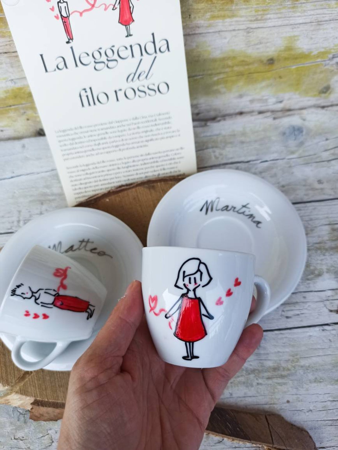 SET 2 TAZZINE CAFFÈ CON PIATTINO IN PORCELLANA - FARFALLA 90 ml THUN – Erboristeria Canalchiaro
